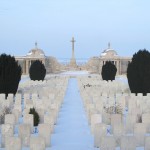 Dud Corner and the Loos Memorial to the Missing. January 2013