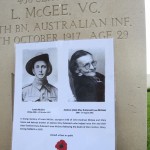 Louis McGee VC. Tyne Cot Cemetery
