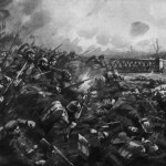 The German attack on the Nimy bridge at Mons